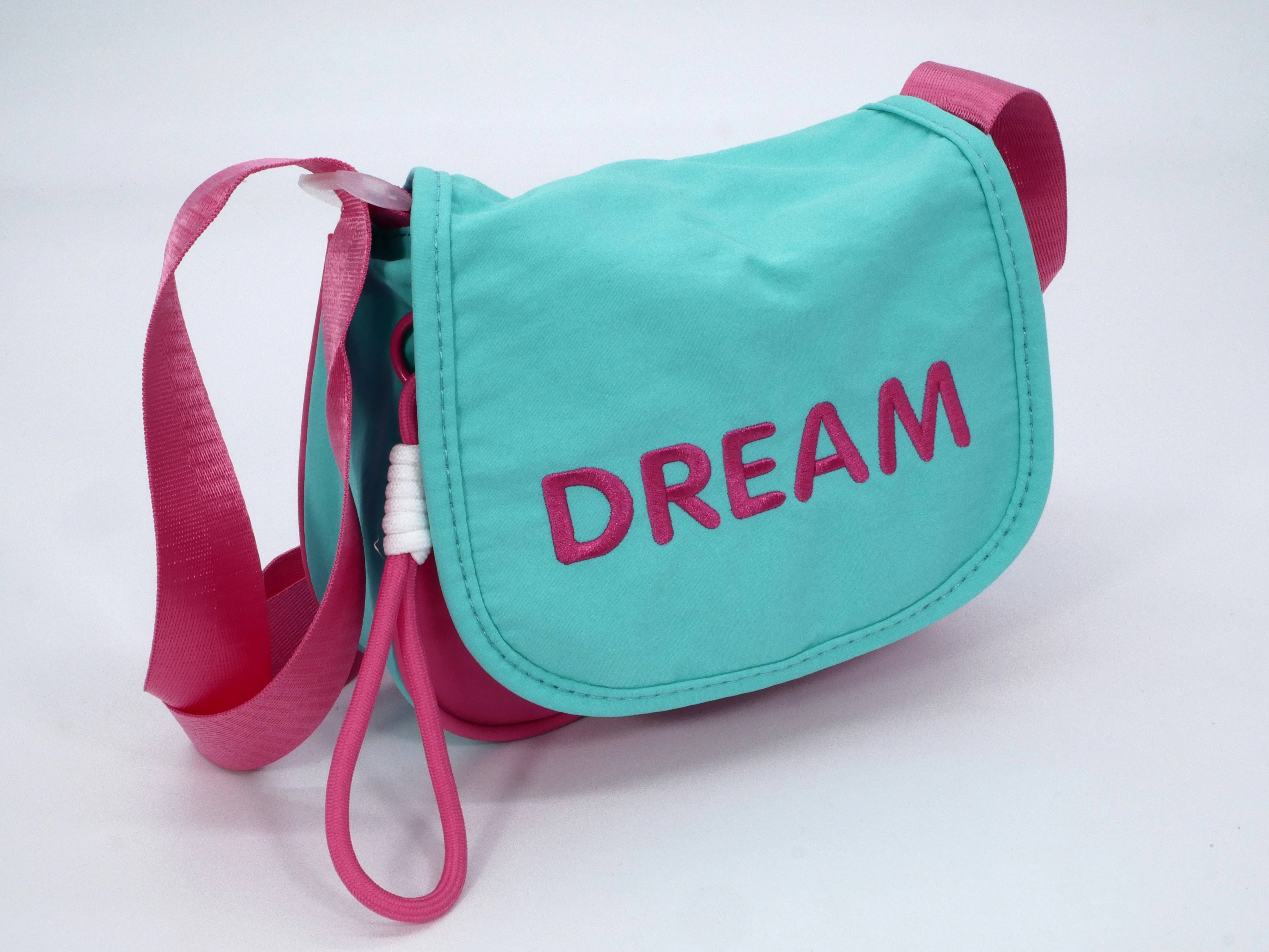 Satteltasche Dream türkis pink